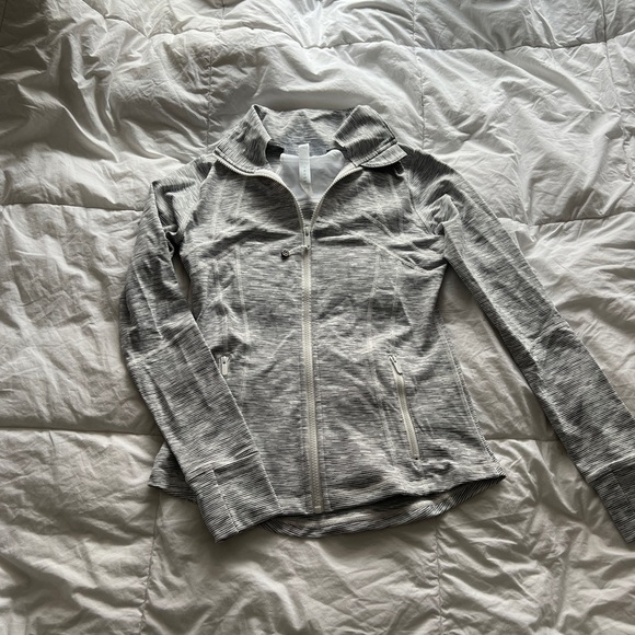 Lululemon Define Jacket Luon Heathered Grey/White - Picture 1 of 16